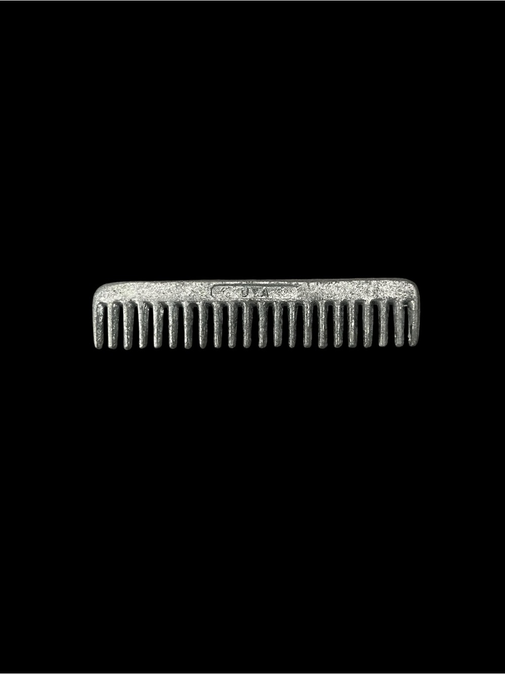 Vintage Aluminum Pocket Grooming Comb Made In U.S.A.